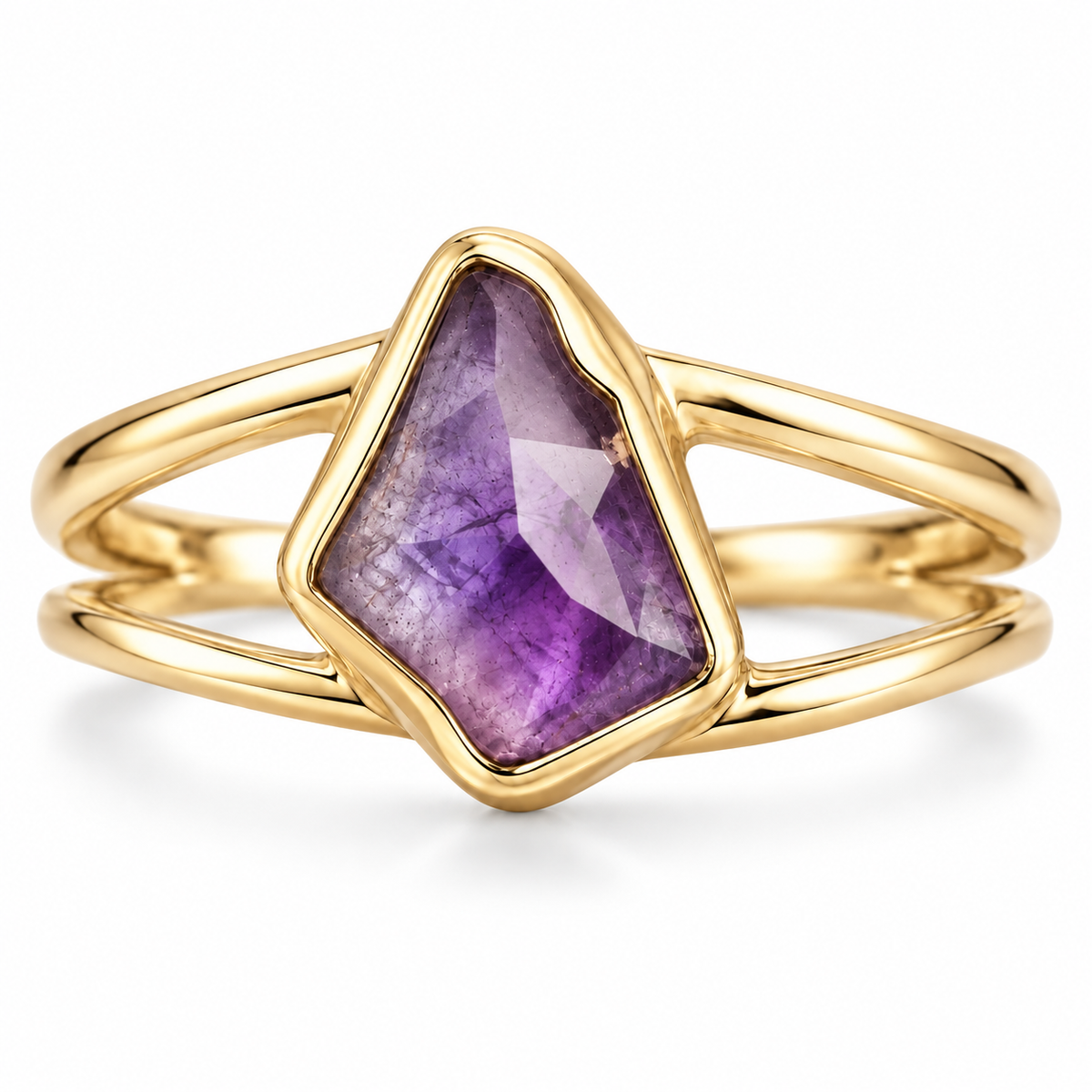 Elikos Amethyst Ring | Gold