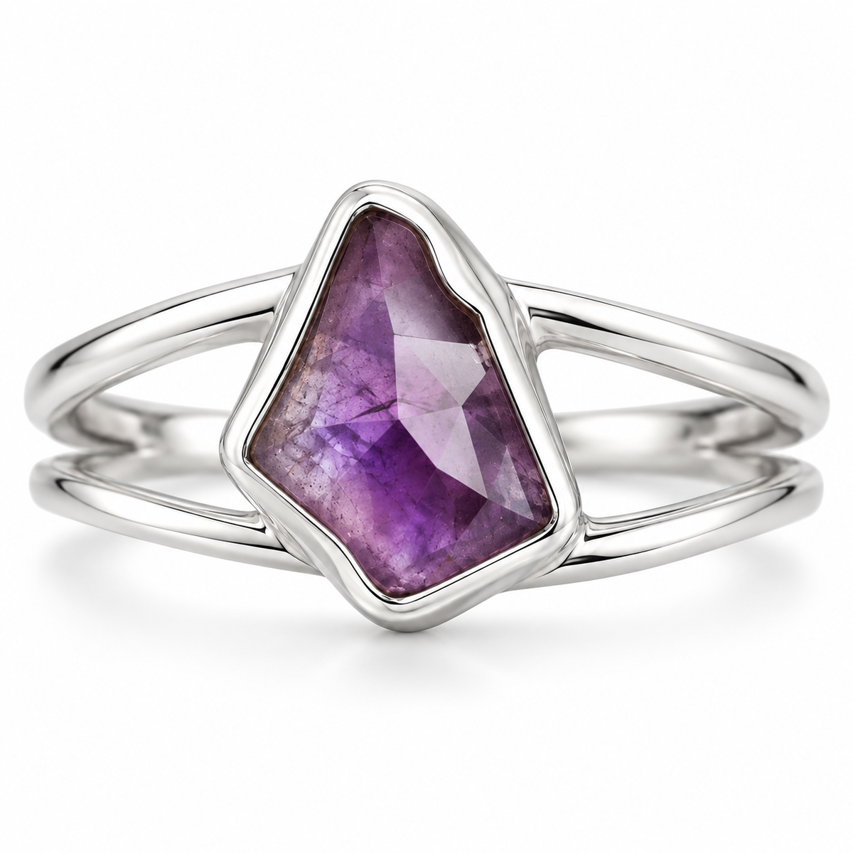 Elikos Amethyst Ring | Silber