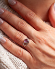 Elikos Amethyst Ring | Silber