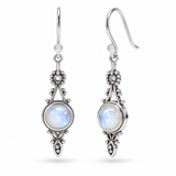 Encanto Moonstone Earring | Silver
