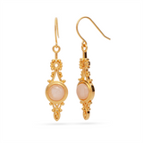 Encanto Rosenquarz Ohrringe | Gold