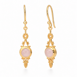 Encanto Rosenquarz Ohrringe | Gold