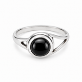 Eonia Onyx Ring | Silber
