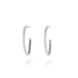 Espiral Grande Hoops | Silber
