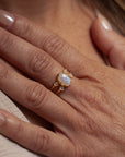 Estrano Mondstein Ring | Gold