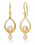 Eterno Mondstein Ohrringe | Gold
