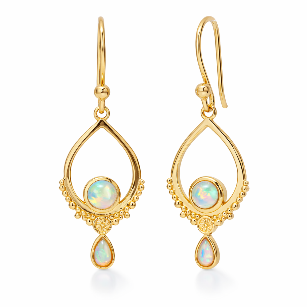Eterno Opal Ohrringe | Gold