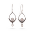 Eterno Rosenquarz Ohrring | Silber