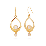 Eterno Moonstone Earring | Silver