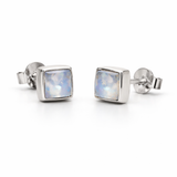 Evara Mondstein Ohrstecker | Silber