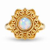 Alma de Loto Moonstone Earring | Silver