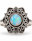 Alma de Loto Moonstone Earring | Silver