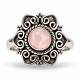 Alma de Loto Moonstone Earring | Silver