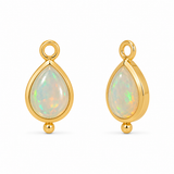 Fluidez Drops Opal Charms | Gold