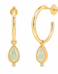 Fluidez Drops Opal Charms | Gold