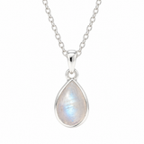 Alma de Loto Moonstone Earring | Silver