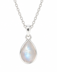 Alma de Loto Moonstone Earring | Silver