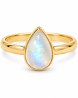 Fluidez Mondstein Ring | Gold