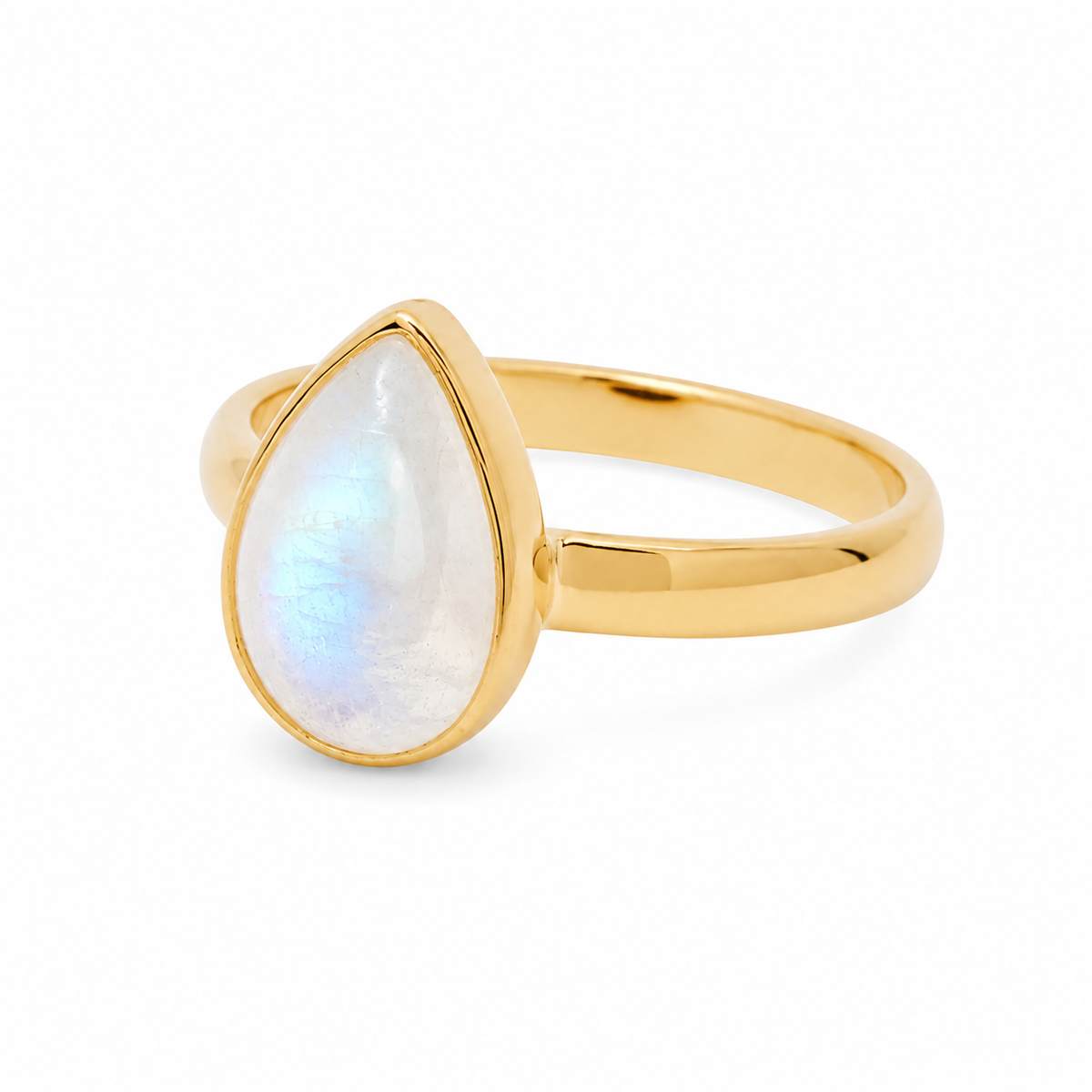 Fluidez Mondstein Ring | Gold