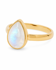 Fluidez Mondstein Ring | Gold