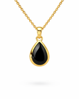 Fluidez Onyx Anhänger | Gold