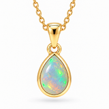 Fluidez Opal Anhänger | Gold