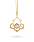 Fuego Mondstein Anhänger | Gold