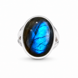 Grandéa Labradorit Ring | Silber