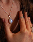 Grandéa Mondstein Anhänger | Silber