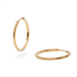 Lina Grande Hoops | Gold