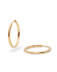 Lina Medium Hoops | Gold
