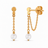 Lioris Mondstein Ohrstecker | Gold