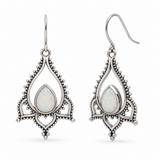 Alma de Loto Moonstone Earring | Silver