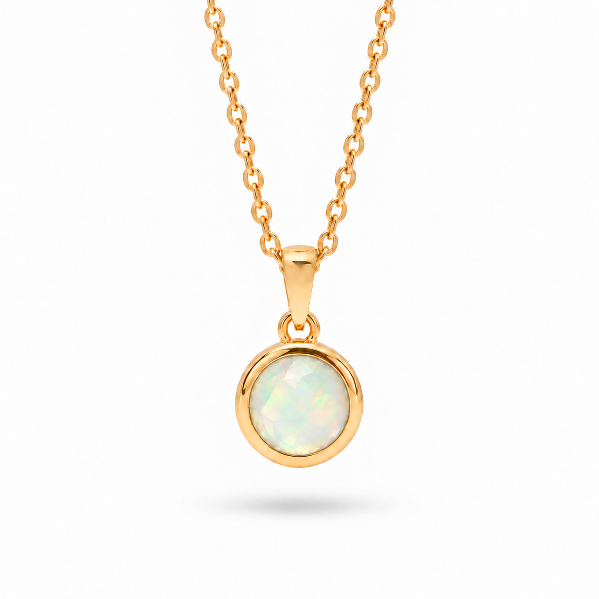 Lunita Opal Anhänger | Gold