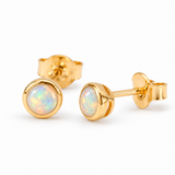 Lunita Opal Ohrstecker | Gold