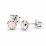 Lunita Opal Ohrstecker | Silber