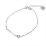 Luz Mondstein Armband | Silber
