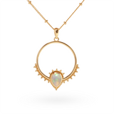 Naïra Opal Anhänger | Gold