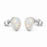 Nerina Opal Ohrstecker | Silber