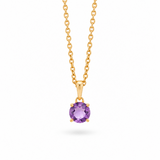 Nuvéa Amethyst Anhänger | Gold