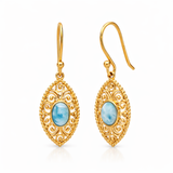 Oriana Larimar Ohrringe | Gold