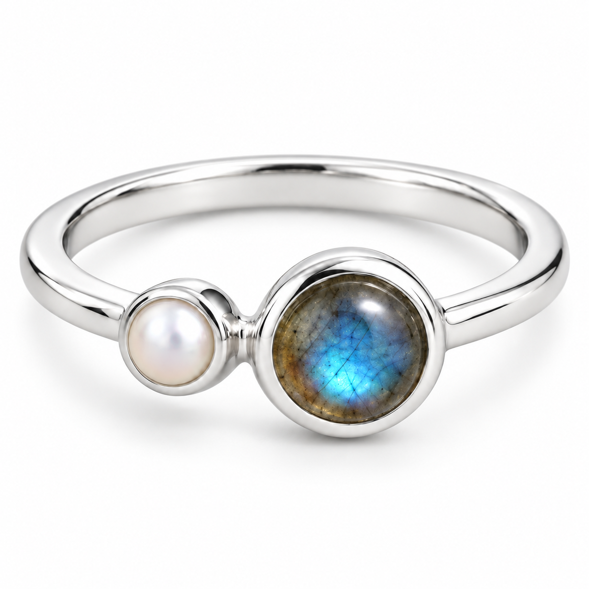 Orsano Labradorit Ring | Silber