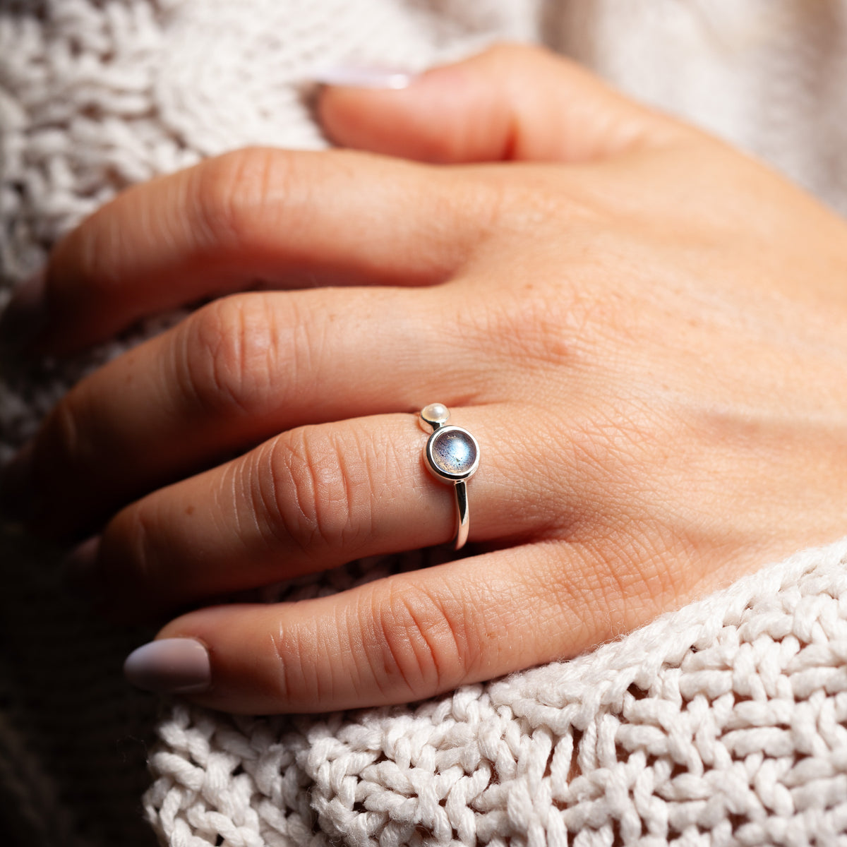 Orsano Labradorit Ring | Silber