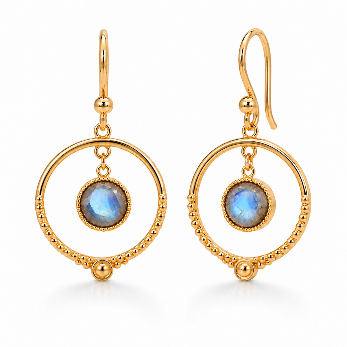 Pasión Moonstone Earring | Silver