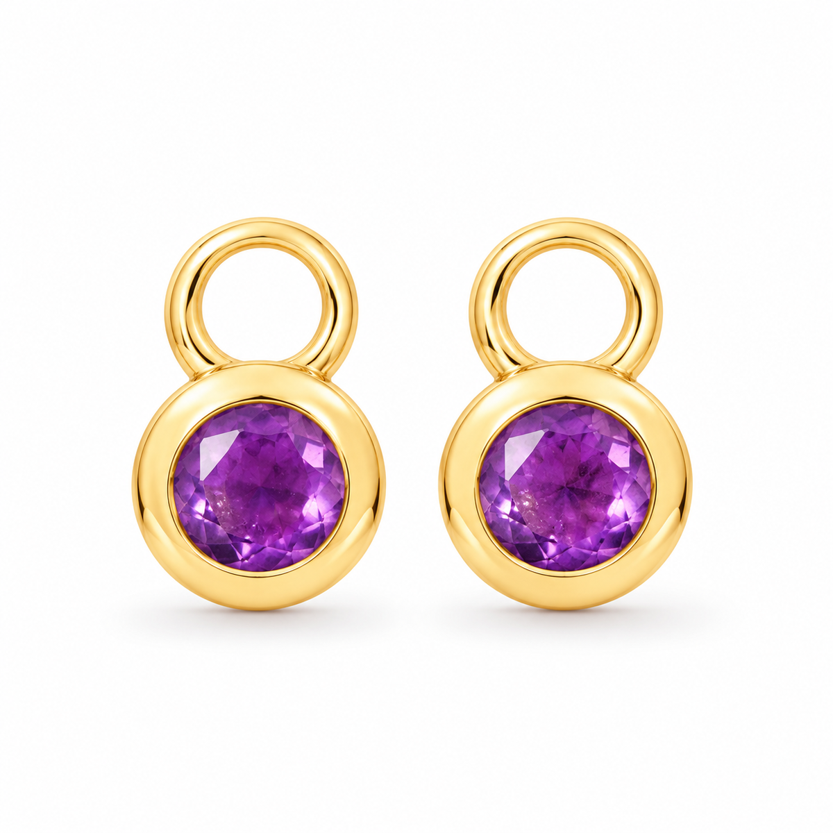 Péndulo Amethyst Charms | Gold