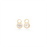 Alma de Loto Moonstone Earring | Silver