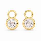 Péndulo Weißer Topas Charms | Gold