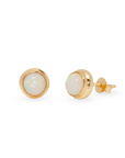 Perlita Opal Ohrstecker | Gold
