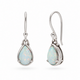 Piedra synthetischer Opal Ohrringe | Silber