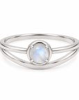 Serenya Mondstein & Espina Ring | Silber Layering Set